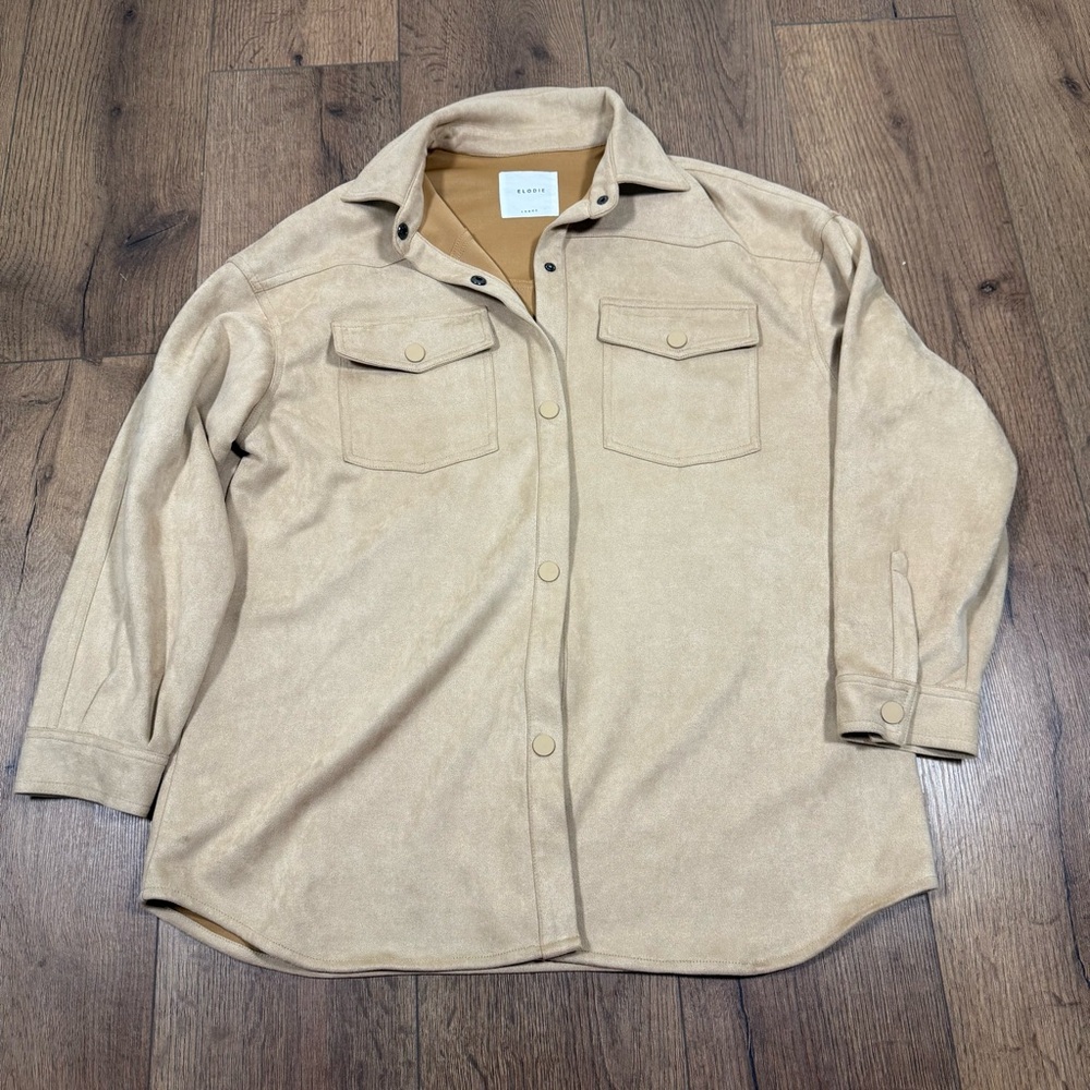 Elodie Camel Shirt‎ Jacket